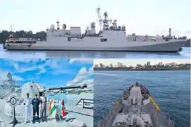Indian Navy warship INS Trikand arrived at Mombasa in Kenya